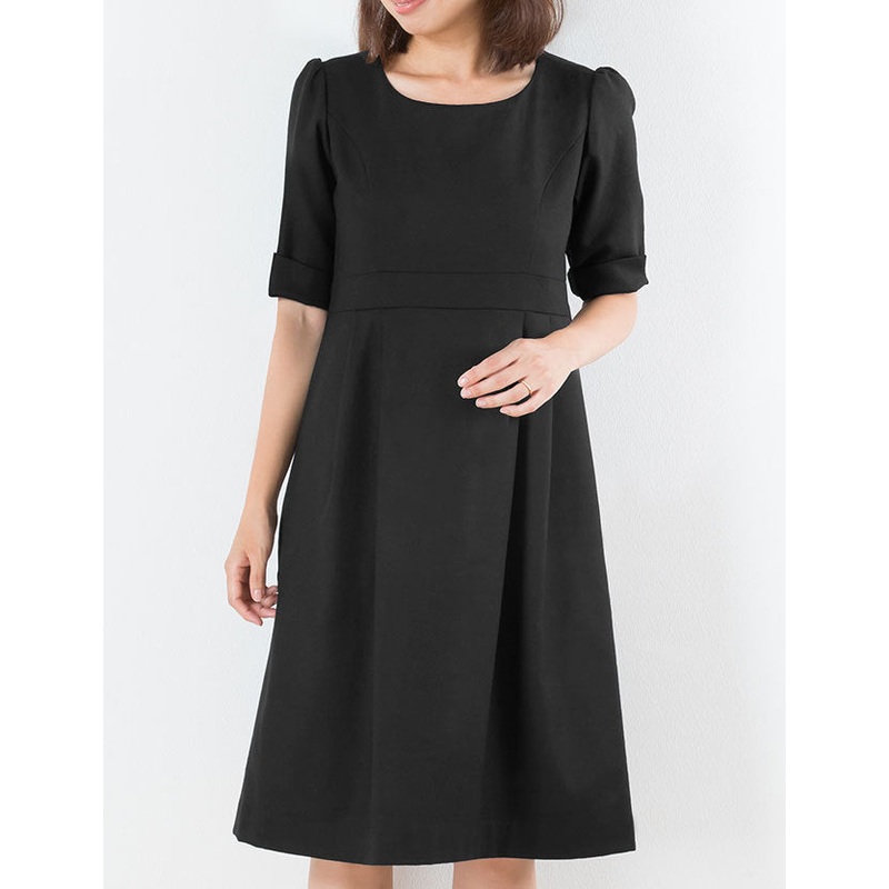 Sweet Mommy: Merino Wool Formal Maternity Dress XS