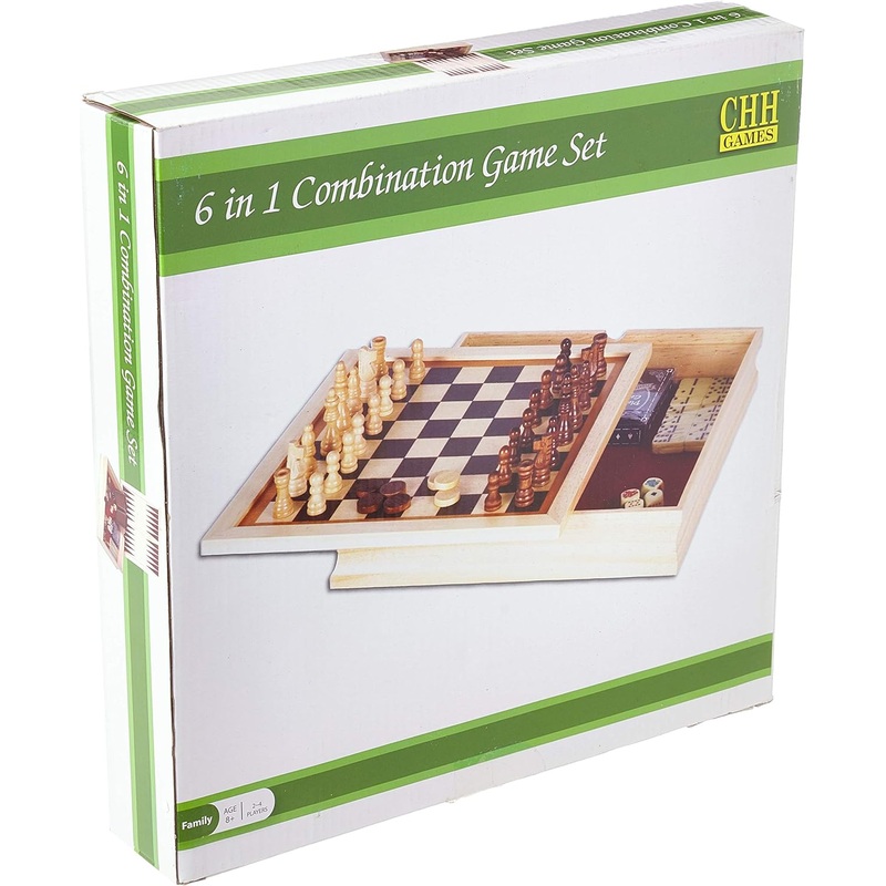 CHH Games 6-in-1 Combination Game Set