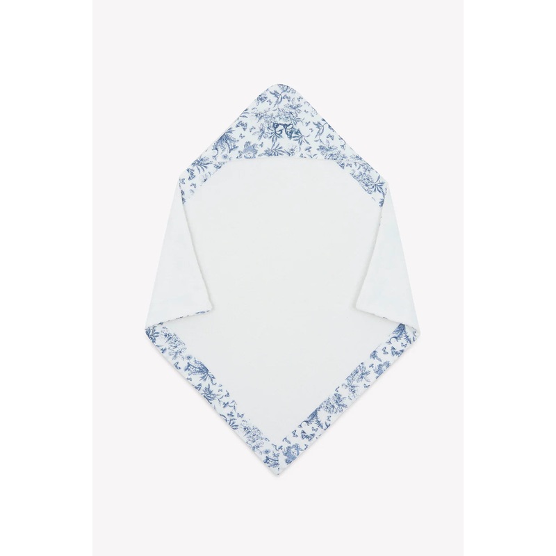 Tartine Et Chocolat Toile de Jouy Blue Hooded Towel