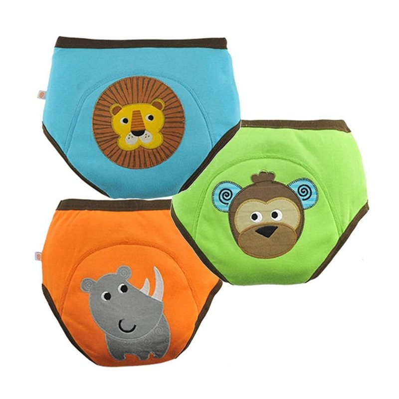 ZOOCCHINI Organic Potty Training Pants Set (Safari Friends)