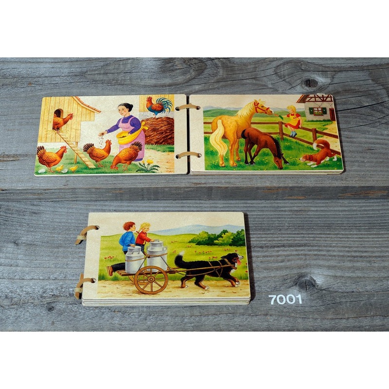 Atelier Fischer Wooden Book: On the Farm