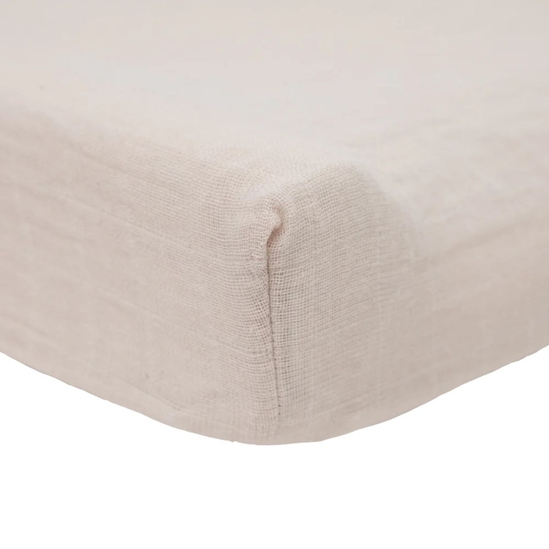 Little Unicorn Organic Cotton Muslin Changing Pad Cover (Rosie)