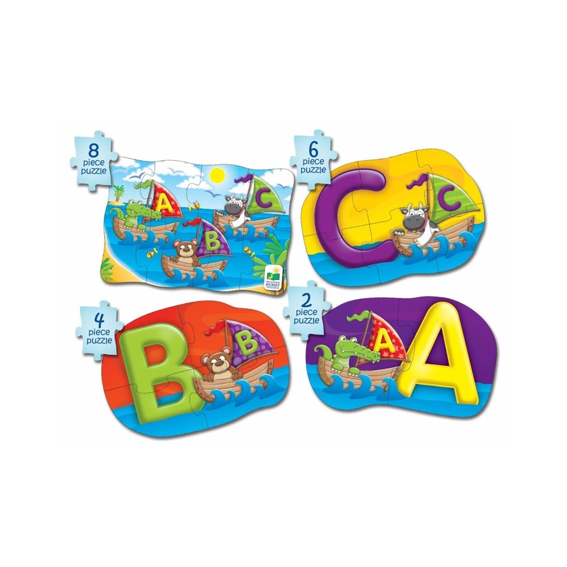 The Learning Journey My first Puzzle Sets 4 in a Box Puzzles ABC