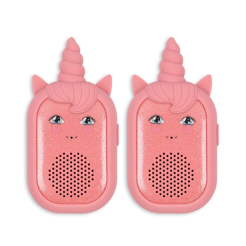 Walkie Talkie Set, Glitter Unicorn - Sparkling Pink