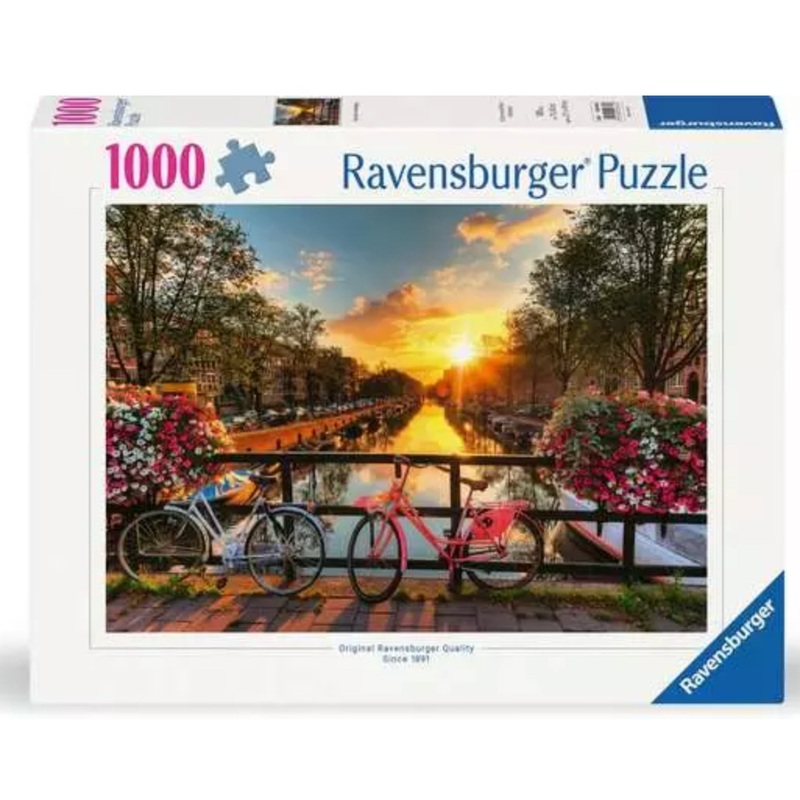 Bicycles in Amsterdam 1000 Pc Puzzle