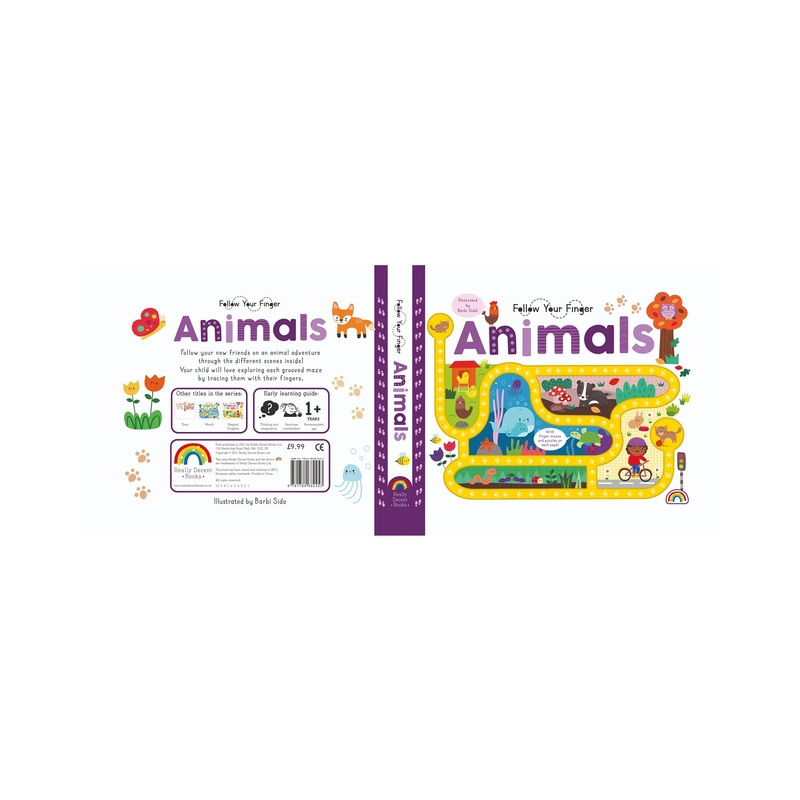 Follow Your Finger Animals Book