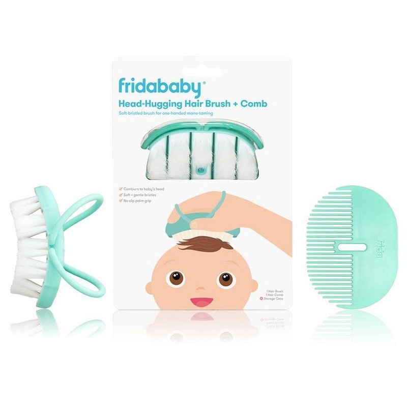 Fridababy Head-Hugging Hairbrush & Styling Comb Set