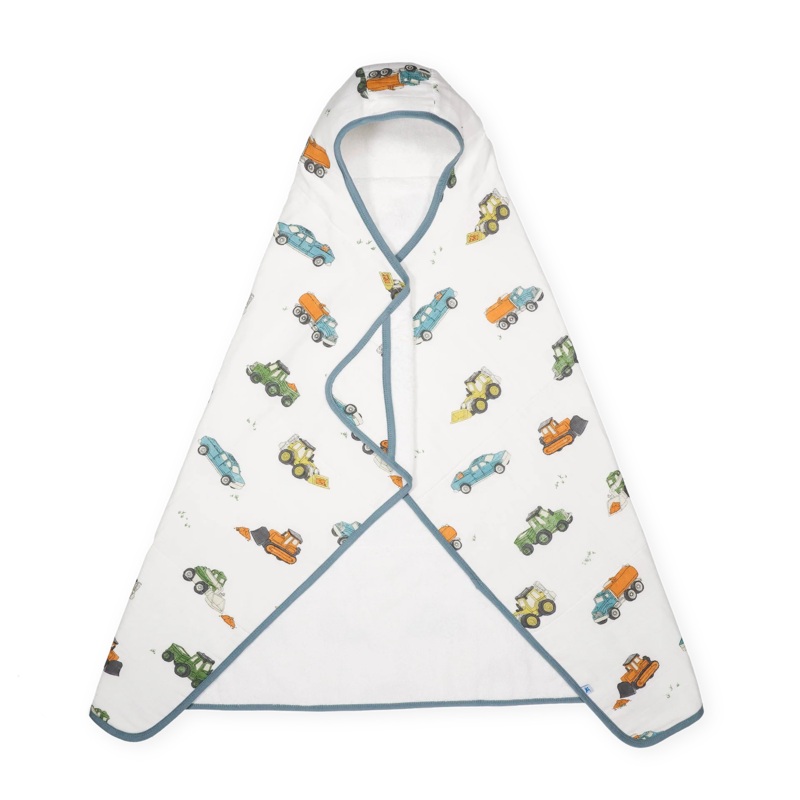 Little Unicorn Toddler Hooded Towel (Work Trucks)