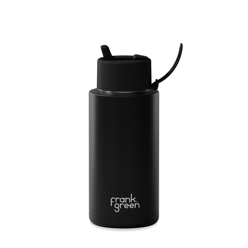 frank green 1L Reusable Bottle Flip Lid Midnight