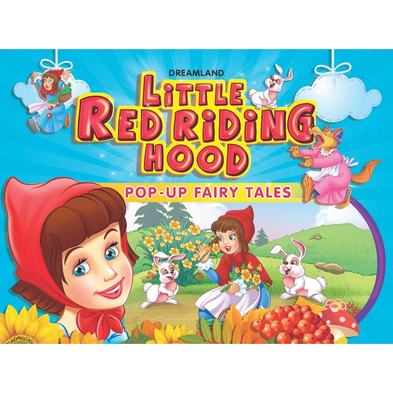 Amazing Little Red Riding Hood Pop Up Fairy Tales Book for Children