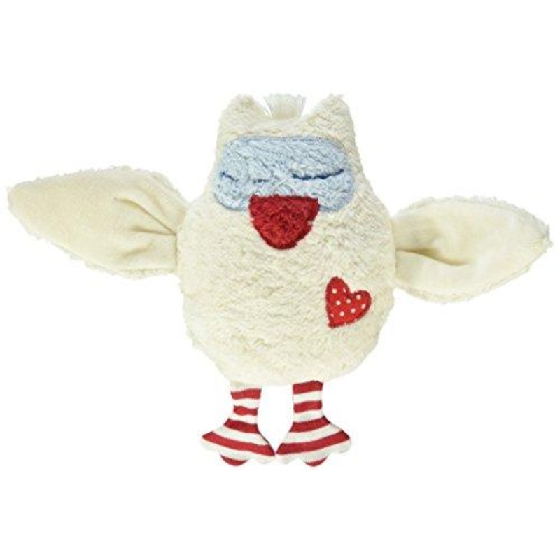 Pat & Patty Organic Cotton Owl Rattle
