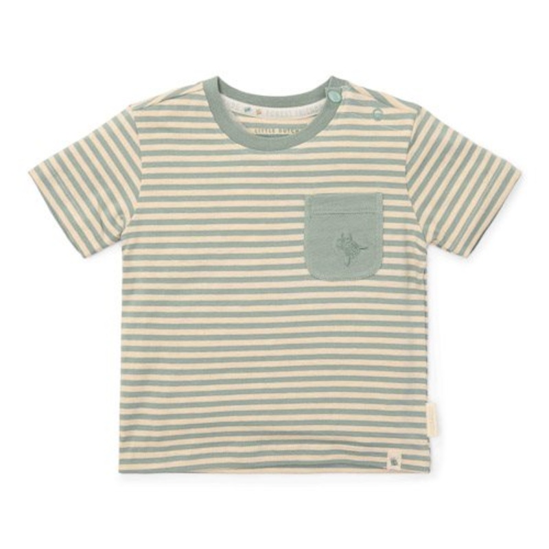 Shirt korte mouw - Wit - Forest Friends - Stripe