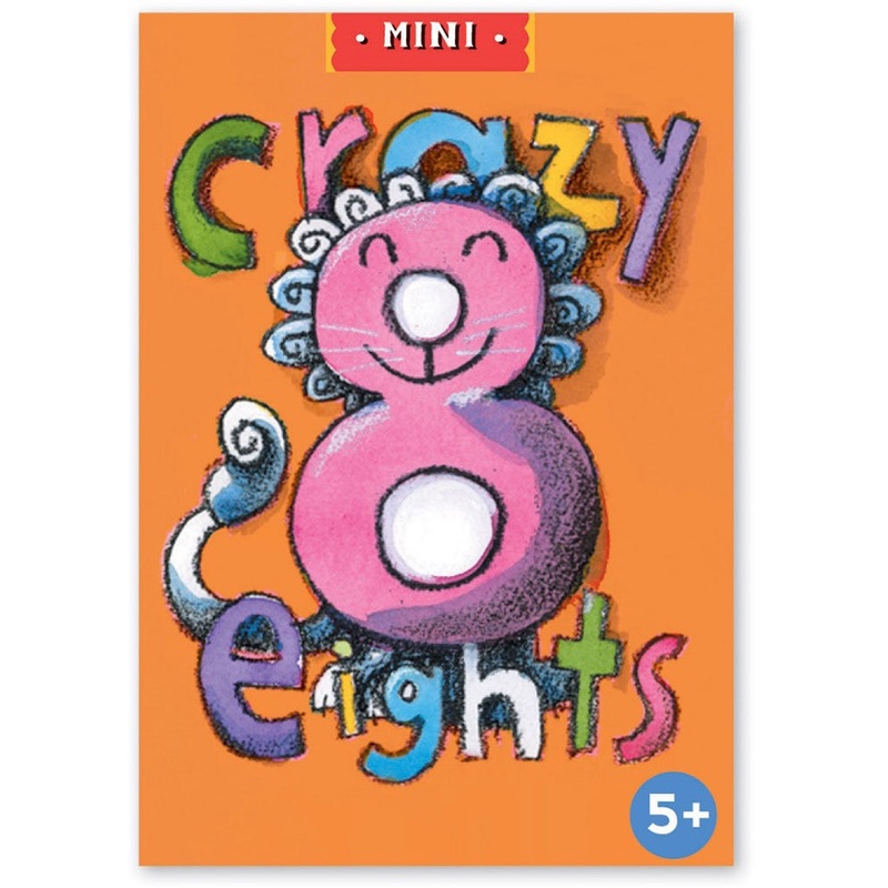 eeBoo Mini Playing Cards - Crazy 8's