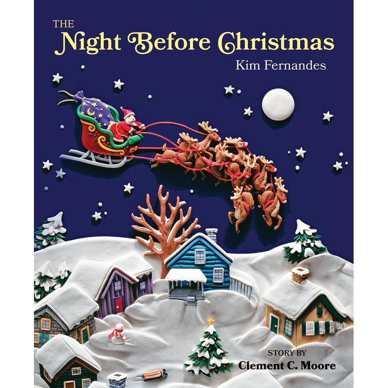 The Night Before Christmas Board Book - By Kim Fernandez