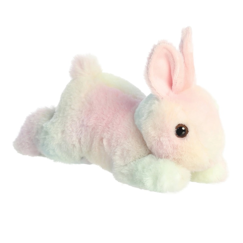 Aurora World's Mini Flopsie Stuffed Animal | Springtime Pastel Bunny