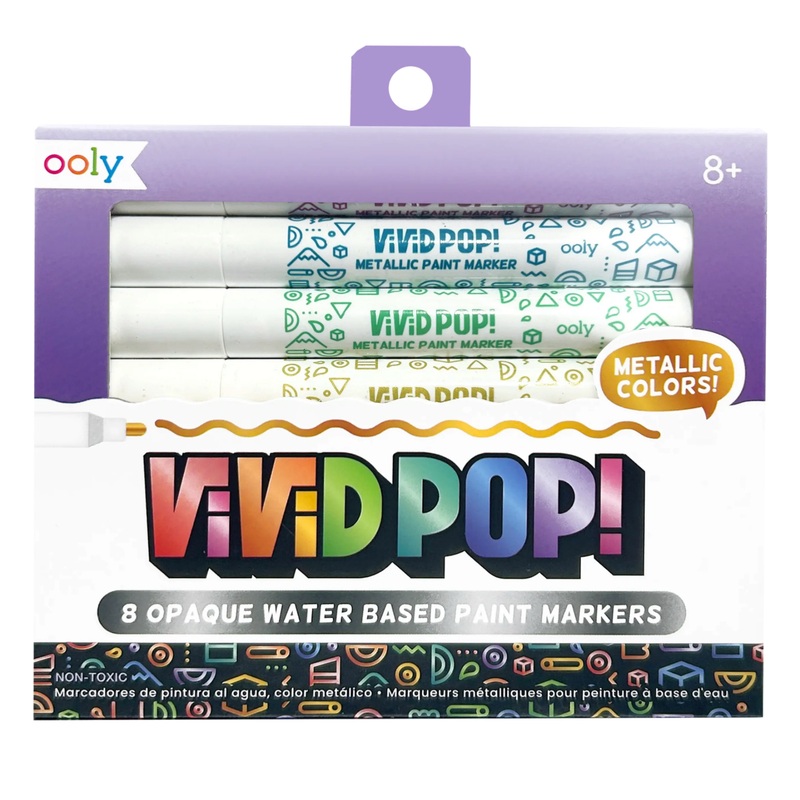 Vivid Pop! Metallic Paint Markers