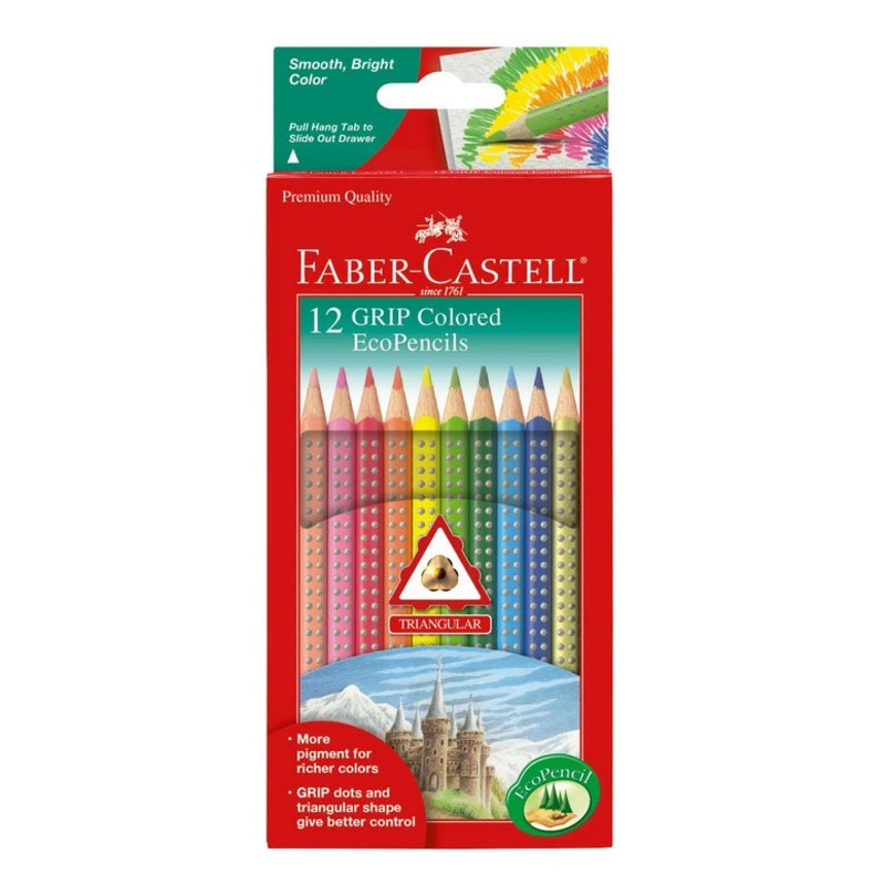 Grip Colored EcoPencils - 12 Ct