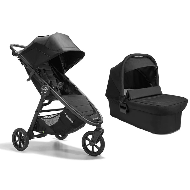 Baby Jogger City Mini GT2 Pushchair + Carry Cot Bundle - Opulent Black