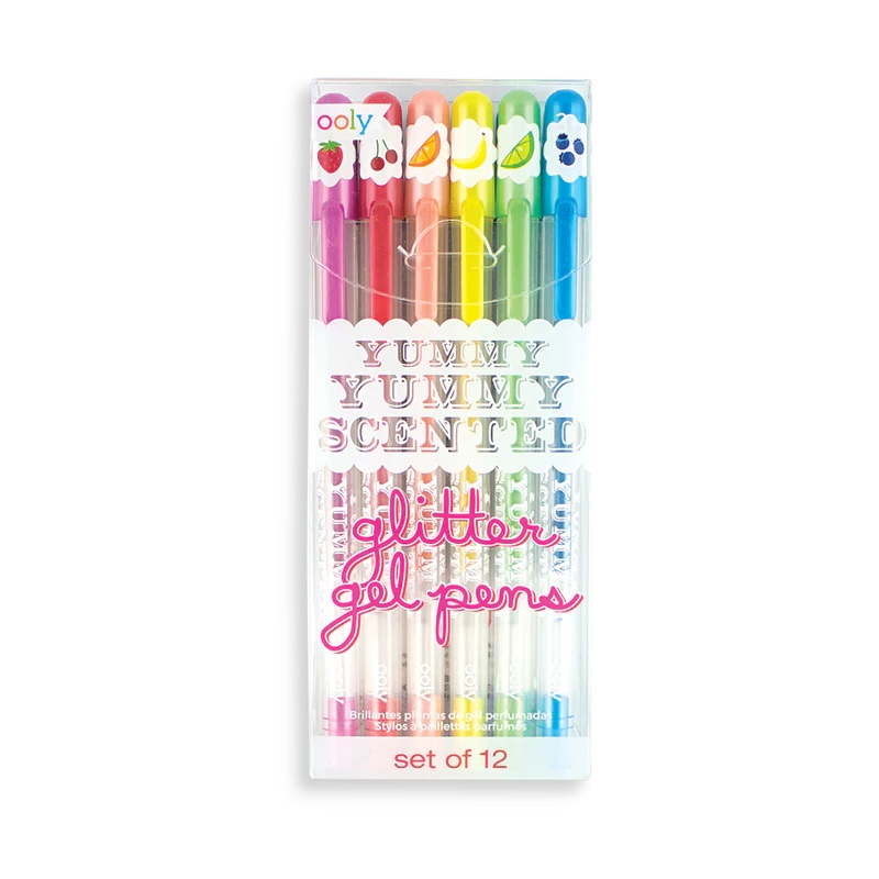 Ooly Yummy Yummy Scented Glitter Gel Pens - Set of 12