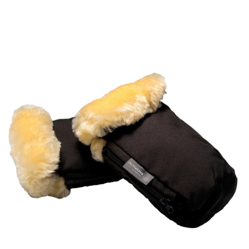 Deluxe Stroller Hand Mittens Black