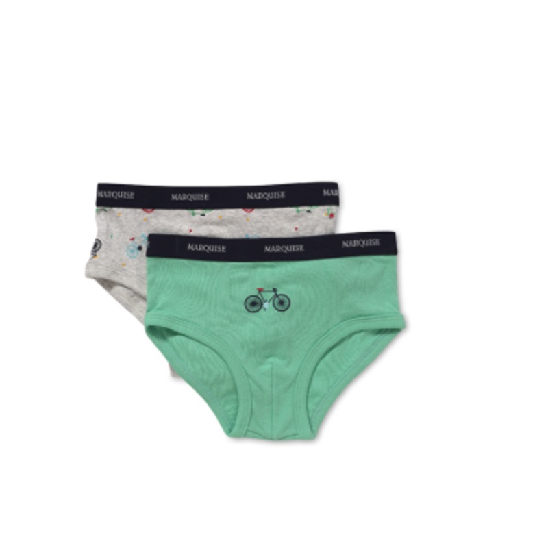 Boys Bicycle 2 Pack Underwear