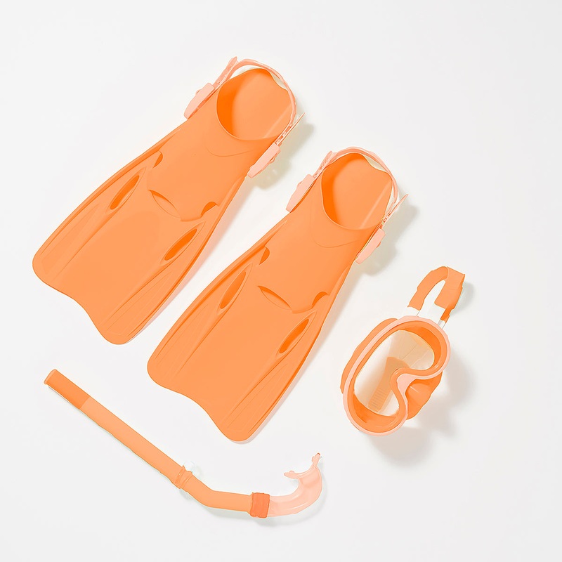Dive Set | Neon Coral Marble 6+
