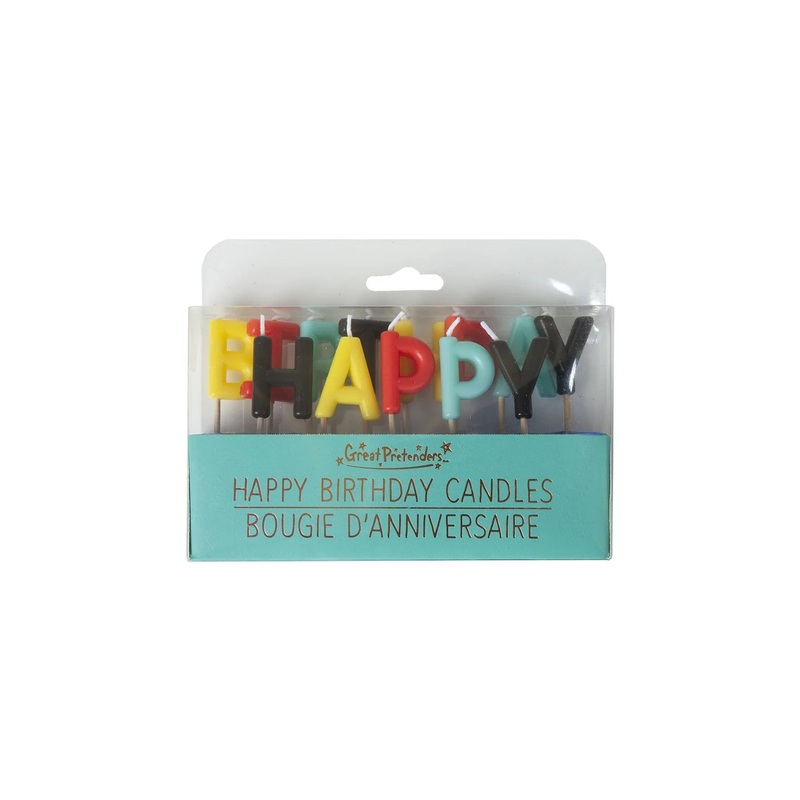 Great Pretenders Happy Birthday Letter Candles