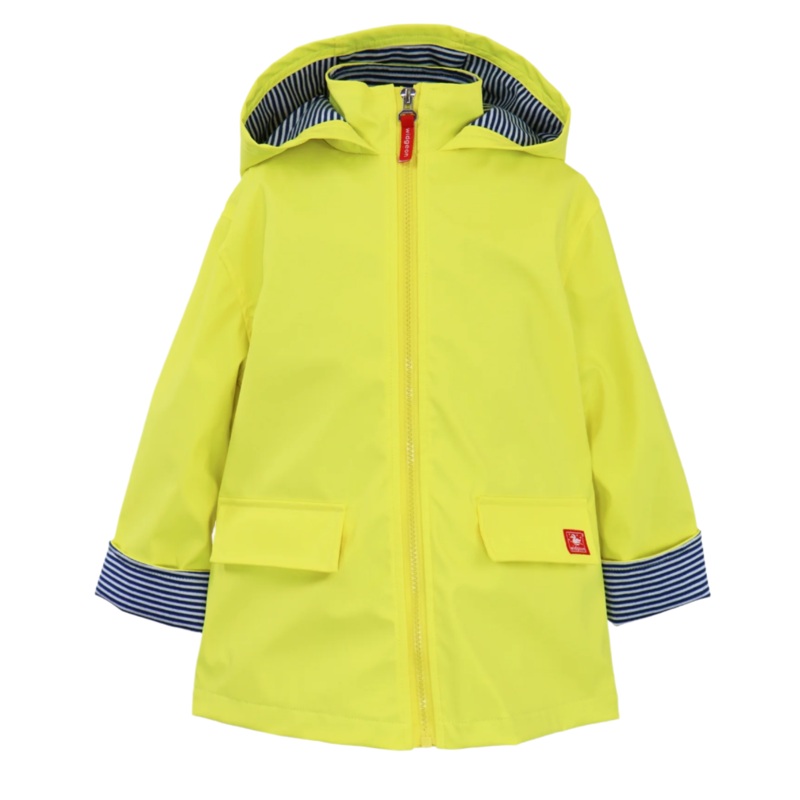 Zipper Raincoat, Yellow