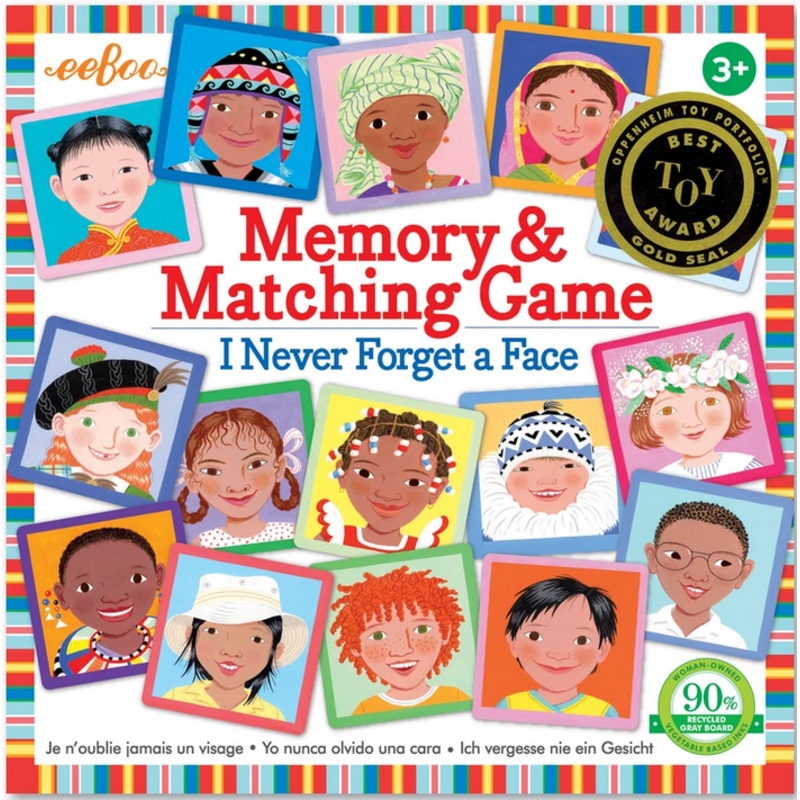 I Never Forget a Face Memory Matching Game
