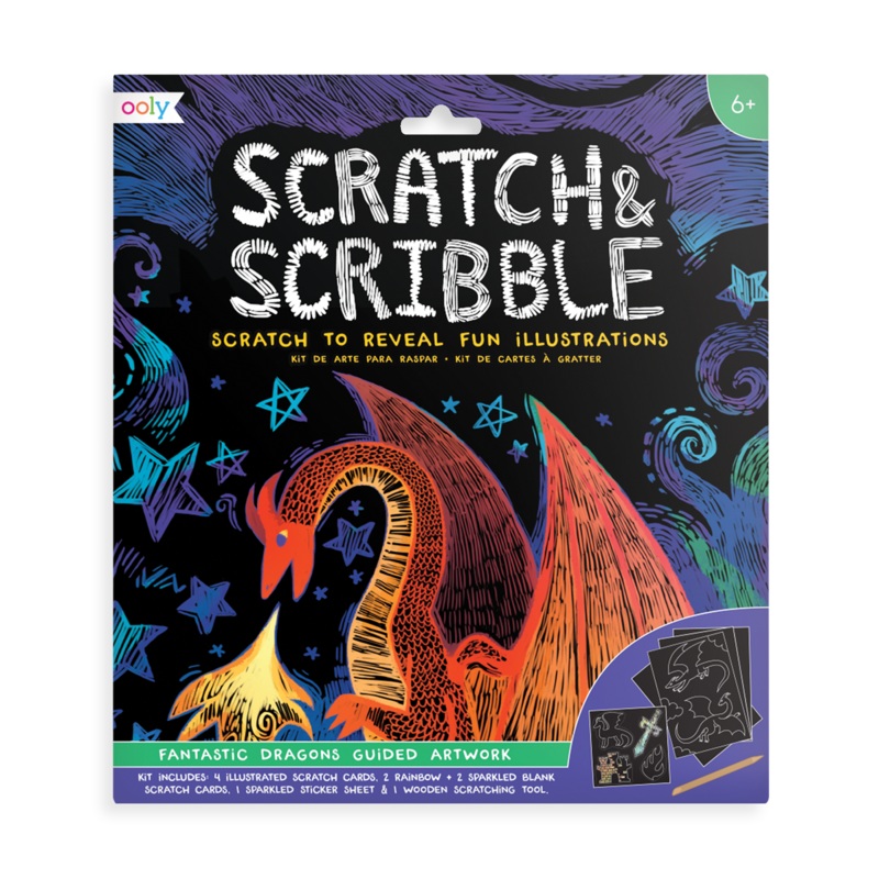 Scratch and scribble scratch art kit