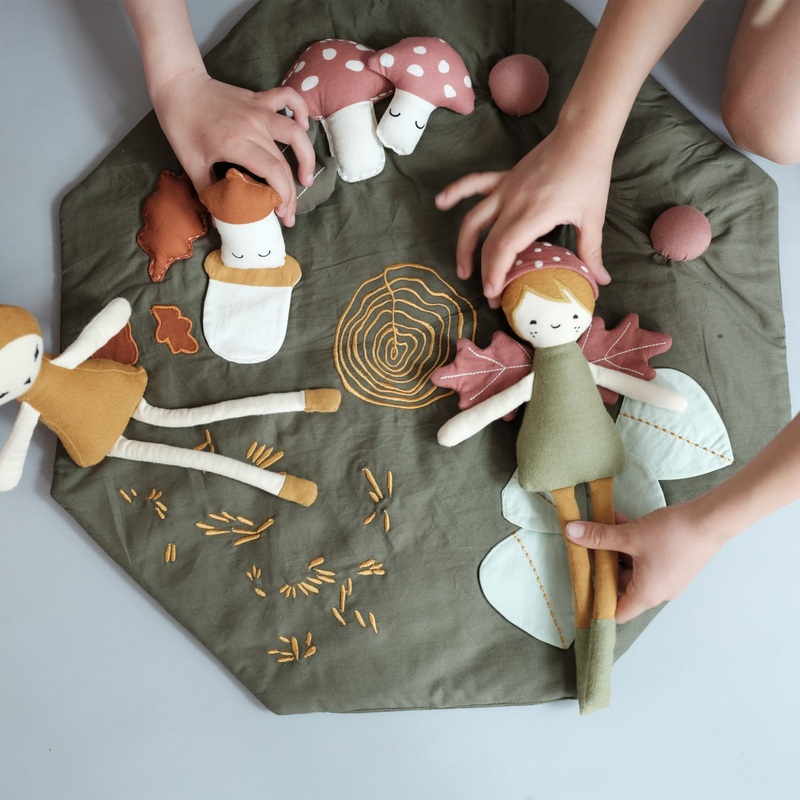 Organic Baby Woods Activity Blanket