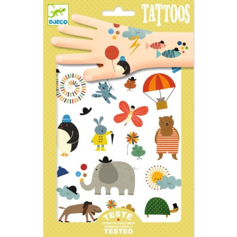 Pretty Little Things temporary tattoos by Djeco