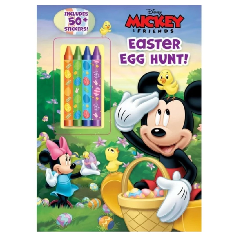 Mickey Mouse Easter Egg Hunt Coloring