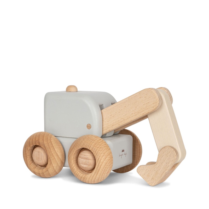 Wooden Digger (18+ Months) - Blue