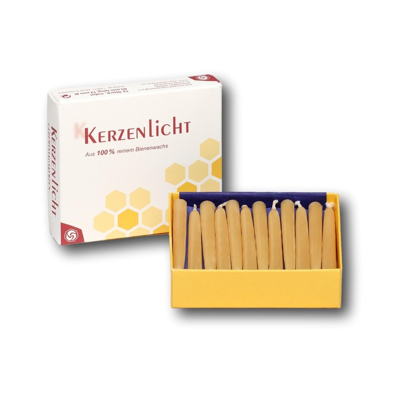 Beeswax Candles for Waldorf Birthday Rings - Set of 24