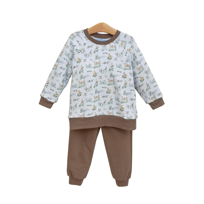 Woodland Friends Terry Outfit Set