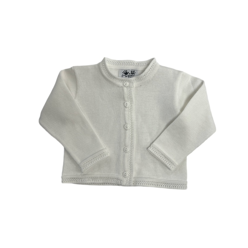 White Knit Cardigan