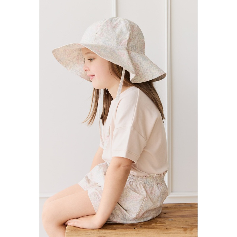 Organic Cotton Noelle Hat - Azra Slightly Pink