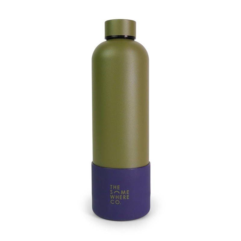 The Somewhere Co Khaki Water Bottle 750mL