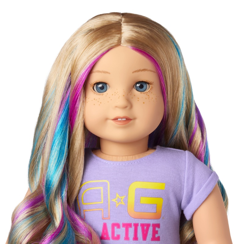 Truly Me 18-inch Doll #110 with wavy blonde hair