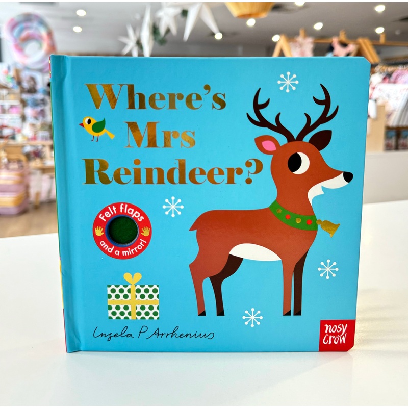 Where's Mrs Reindeer? Flap Board Book DISCOUNTED
