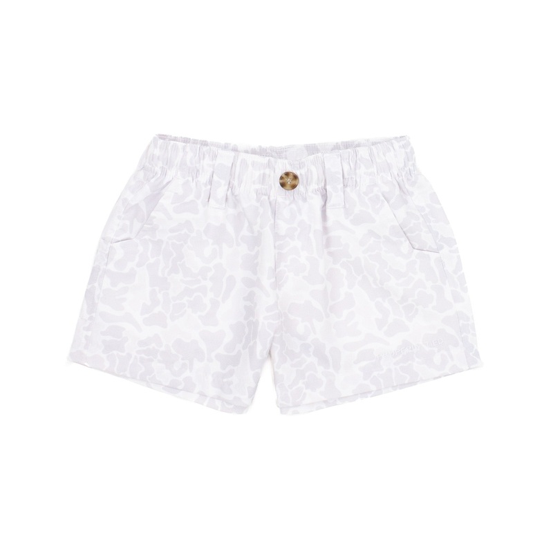 Boys Mallard Short Snow Camo
