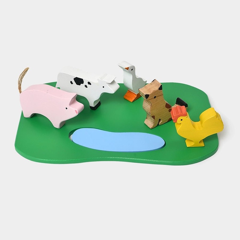 Farm Wooden Animals Set