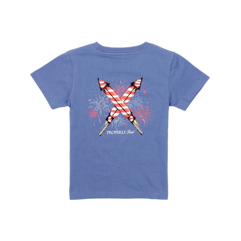Boys Firecracker SS Space Blue