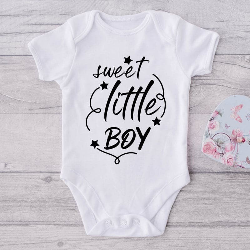Sweet Little Boy-Onesie-Best Gift For Babies-Adorable Baby Clothes-Clothes For Baby Boy-Best Gift For Papa-Best Gift For Mama-Cute Onesie