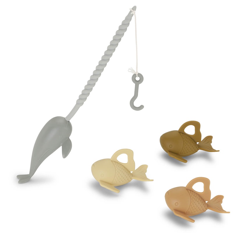 Silicone Catch-Me-If-You-Can Whale Fishing Toy by Konges Sljd