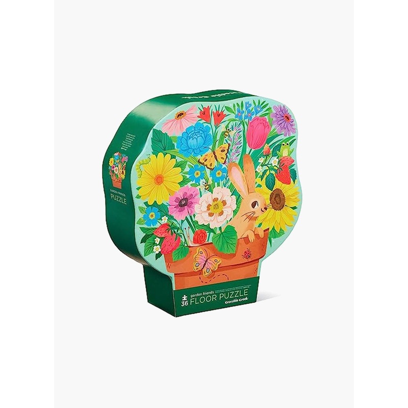 Crocodile Creek Garden Friends Shape 36pc Puzzle