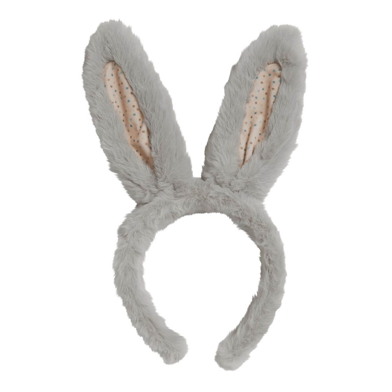 Fluffle Bunny Headband in Smoke by Olli Ella