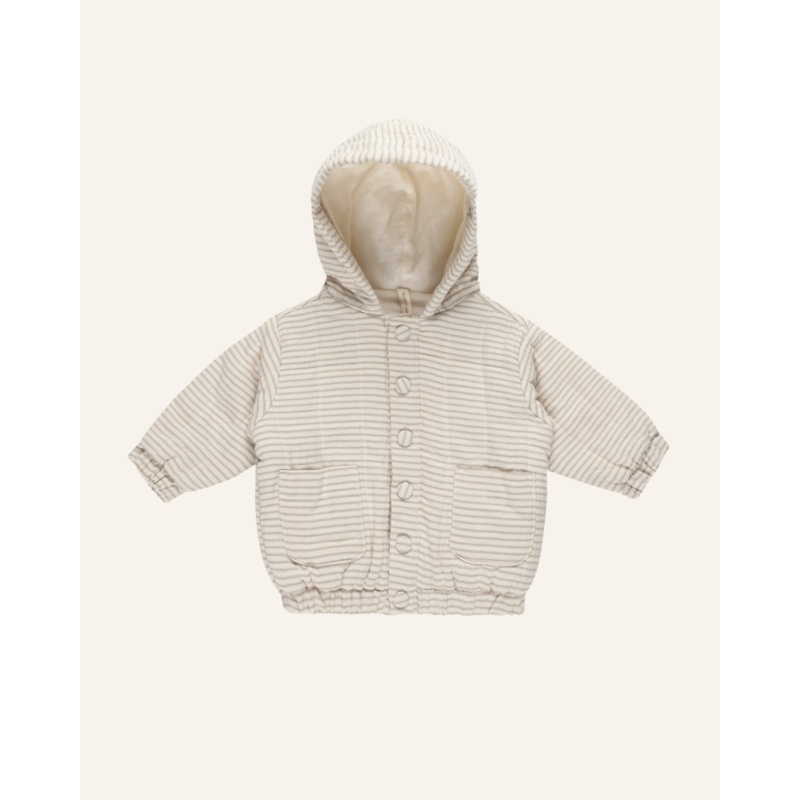HOODED WOVEN JACKET