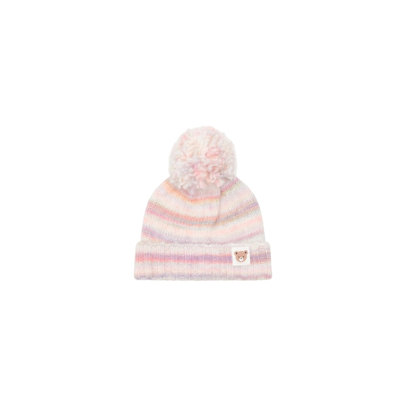 Huxbaby - Rainbow Stripe Knit Beanie - HB8184W25
